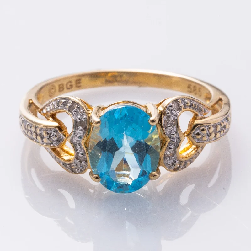 Trending Jewelry Now Available At Exclusive Prices 14K Topaz and Diamond Cocktail Ring | 1.85ct, 0.06ctw | SZ 7.25 | Trending Jewelry Now Available At Exclusive Prices 14K Topaz and Diamond Cocktail Ring | 1.85ct, 0.06ctw | SZ 7.25 |