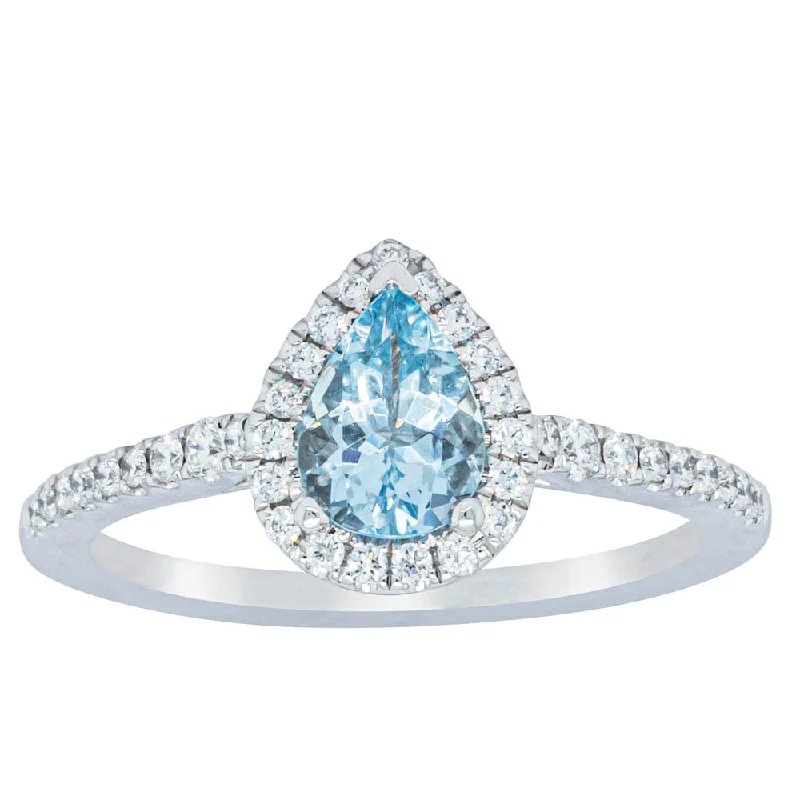 Seasonal Jewelry Clearance – Best Styles At The Lowest Prices 18ct White Gold .56ct Aquamarine & Diamond Mini Sierra Ring Seasonal Jewelry Clearance – Best Styles At The Lowest Prices 18ct White Gold .56ct Aquamarine & Diamond Mini Sierra Ring