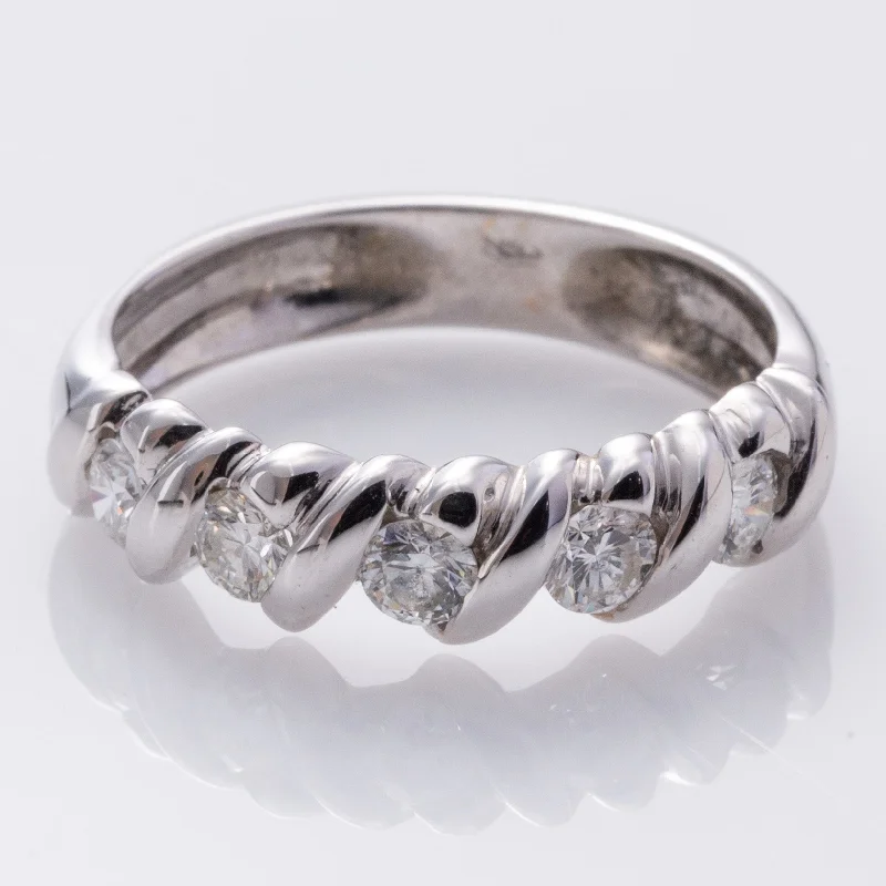 Luxury Jewelry At Unbeatable Discounts 18K White Gold Diamond Ring | 0.63ctw | SZ 6.75 | Luxury Jewelry At Unbeatable Discounts 18K White Gold Diamond Ring | 0.63ctw | SZ 6.75 |