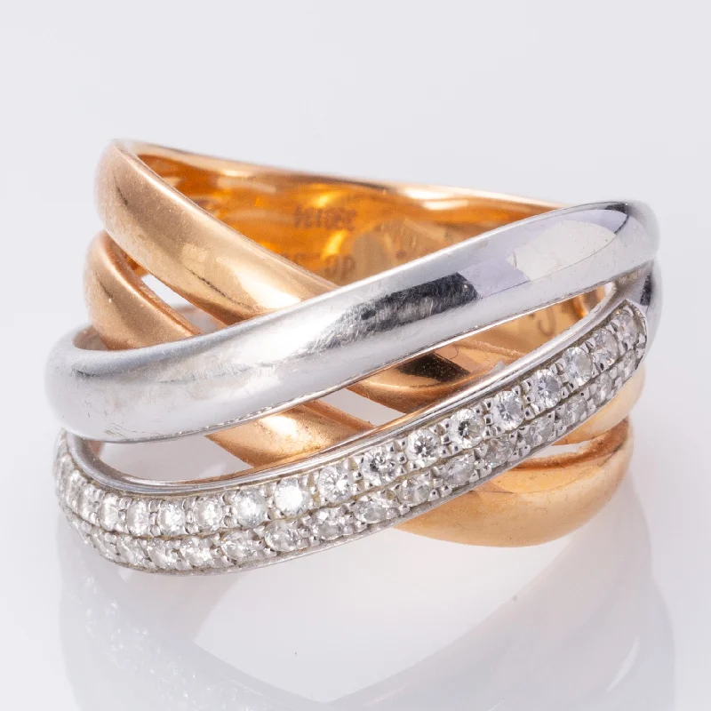 Trending Jewelry Styles Now At Limited-Time Discounts 18K Yellow and White Gold Diamond Ring | 0.44ctw | SZ 7 | Trending Jewelry Styles Now At Limited-Time Discounts 18K Yellow and White Gold Diamond Ring | 0.44ctw | SZ 7 |
