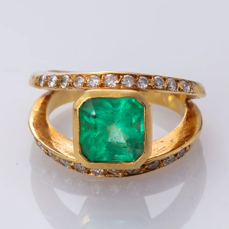 Best Jewelry Deals – Shop Premium Pieces At Great Prices 18K Yellow Gold Emerald and Diamond Ring | 2.75 ct, 0.53 ctw | SZ 6.25 | Best Jewelry Deals – Shop Premium Pieces At Great Prices 18K Yellow Gold Emerald and Diamond Ring | 2.75 ct, 0.53 ctw | SZ 6.25 |