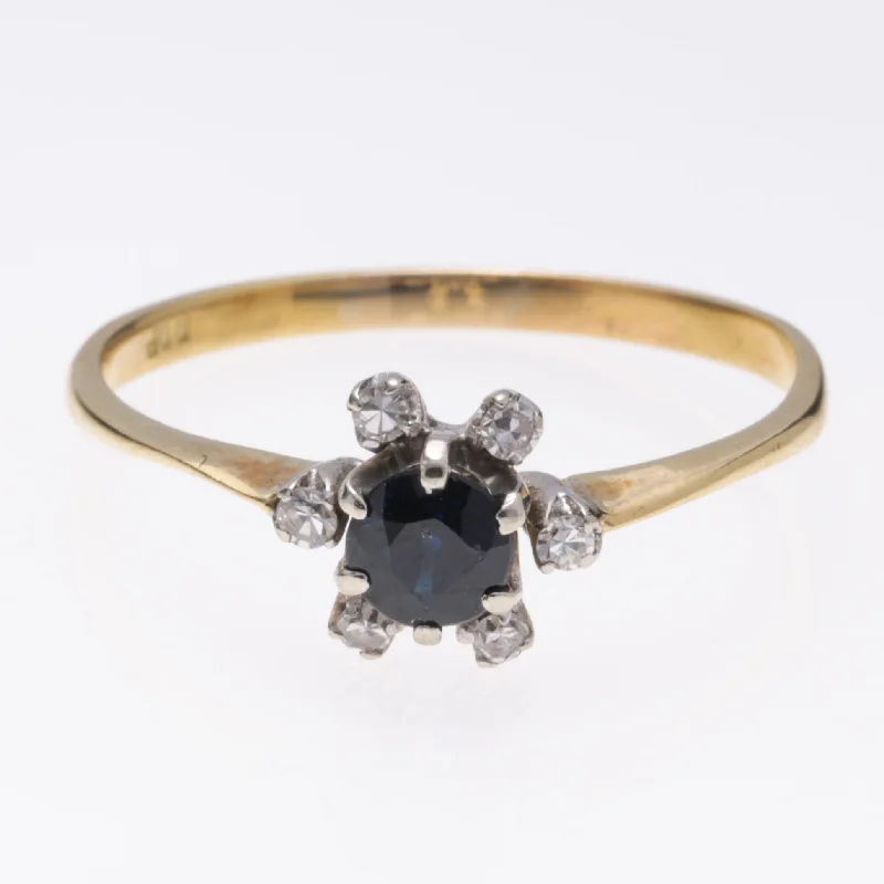 Affordable Glamour – Premium Jewelry For Less 18K Yellow Gold Sapphire and Diamond Ring | 0.51ct, 0.09ctw | SZ 9.25 Affordable Glamour – Premium Jewelry For Less 18K Yellow Gold Sapphire and Diamond Ring | 0.51ct, 0.09ctw | SZ 9.25
