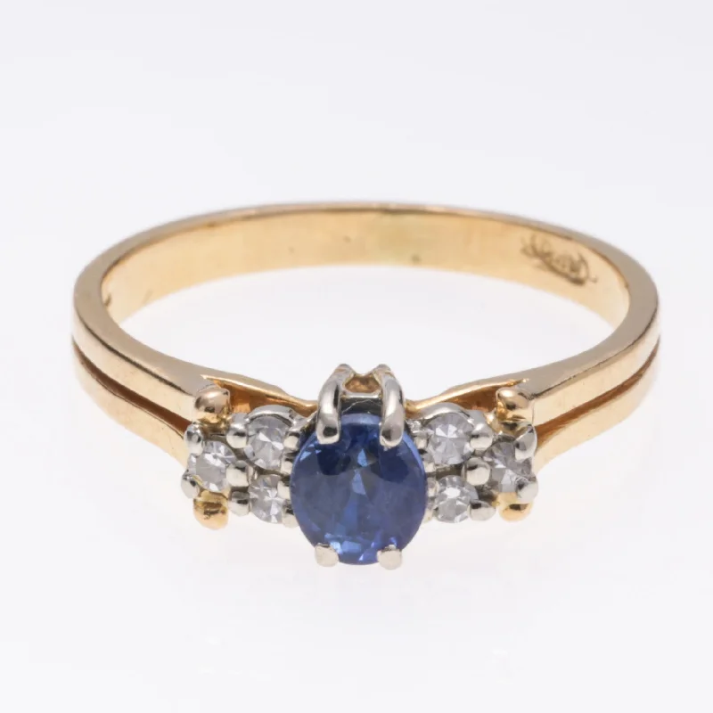 Shine Without Limits – Jewelry Sale Happening Now 18K Yellow Gold Sapphire and Diamond Ring | 0.60ctw, 0.10ctw | SZ 5.25 Shine Without Limits – Jewelry Sale Happening Now 18K Yellow Gold Sapphire and Diamond Ring | 0.60ctw, 0.10ctw | SZ 5.25