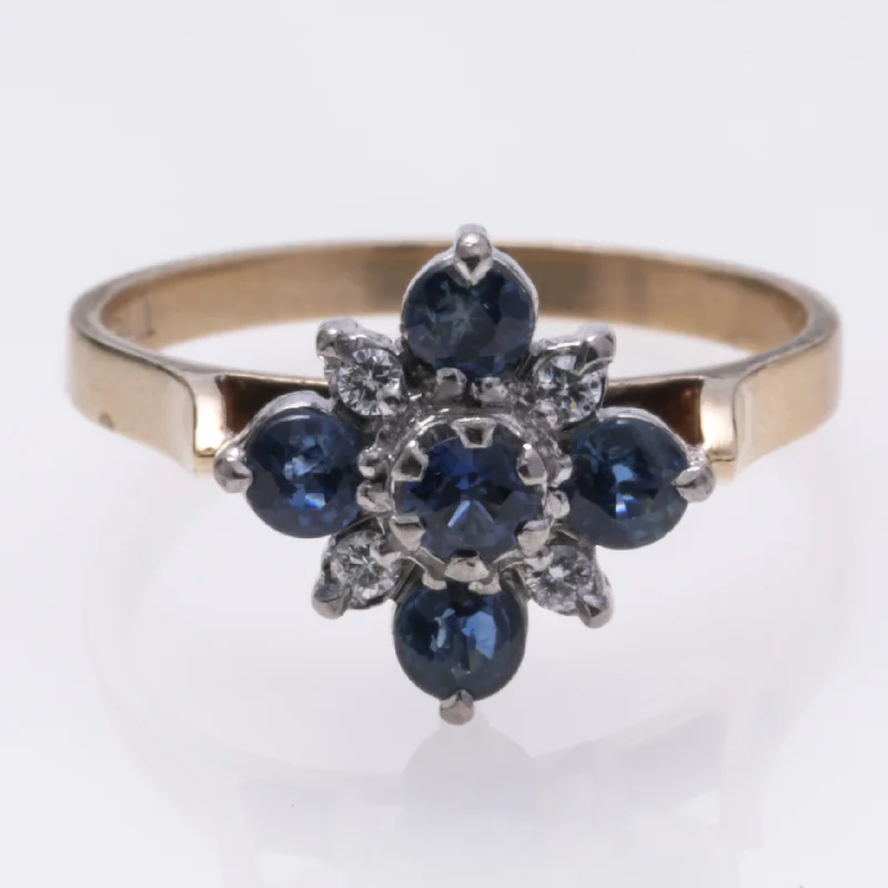 Shop Modern Jewelry Collections With Exclusive Discounts 9K Gold Gold Sapphire and Diamond Ring | 0.69ctw, 0.06ctw | SZ 6.25 Shop Modern Jewelry Collections With Exclusive Discounts 9K Gold Gold Sapphire and Diamond Ring | 0.69ctw, 0.06ctw | SZ 6.25