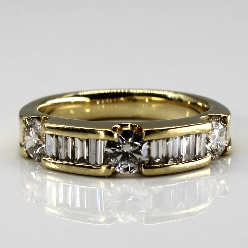 Limited-Stock Jewelry Sale – Once It's Gone, It's Gone Channel Set Multi Diamond Gold Band | 1.44ctw | SZ 7 | Limited-Stock Jewelry Sale – Once It's Gone, It's Gone Channel Set Multi Diamond Gold Band | 1.44ctw | SZ 7 |