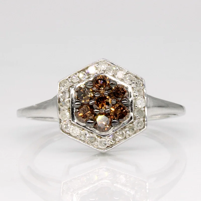 Don't Miss These Dazzling Jewelry Discounts Cognac Diamond Cluster Ring | 0.40ctw | SZ 7 | Don't Miss These Dazzling Jewelry Discounts Cognac Diamond Cluster Ring | 0.40ctw | SZ 7 |