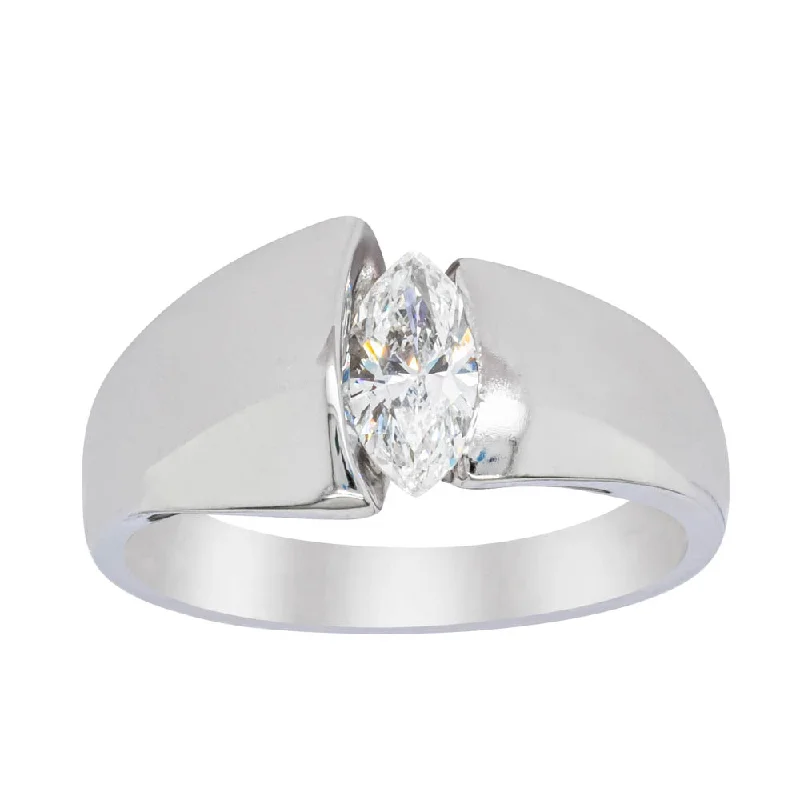 Luxury Meets Affordability – Jewelry Sale Live Now Deja Vu Palladium .46ct Marquise Cut Diamond Ring Luxury Meets Affordability – Jewelry Sale Live Now Deja Vu Palladium .46ct Marquise Cut Diamond Ring
