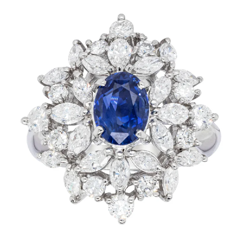 Don't Miss Our Biggest Jewelry Sale Of The Season Deja Vu Platinum 2.11ct Sapphire & Diamond Ring Don't Miss Our Biggest Jewelry Sale Of The Season Deja Vu Platinum 2.11ct Sapphire & Diamond Ring
