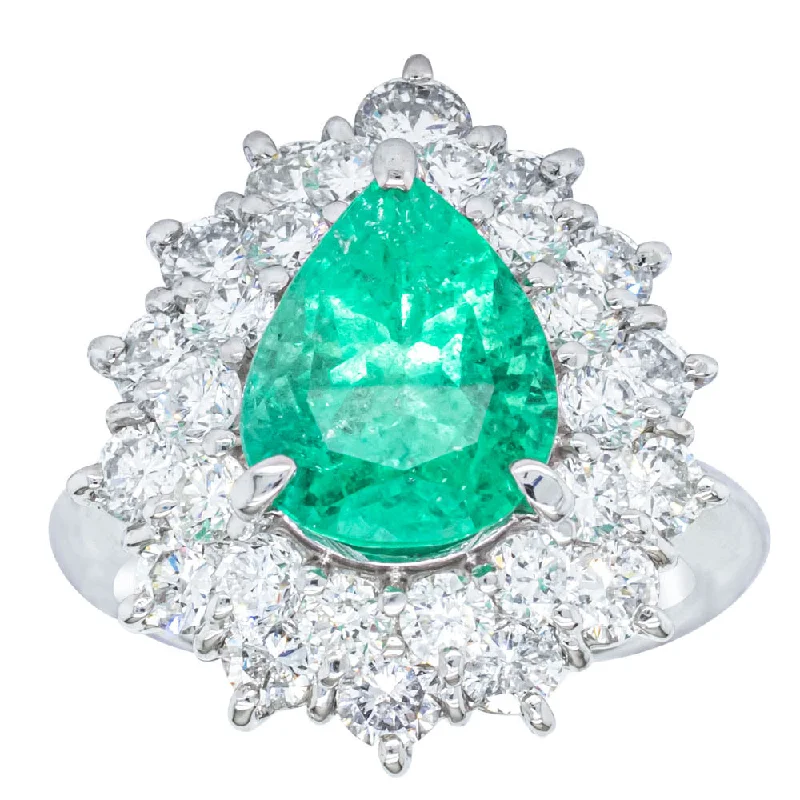 Affordable Elegance – Special Jewelry Sale Now Live Deja Vu Platinum 3.04ct Emerald & Diamond Ring Affordable Elegance – Special Jewelry Sale Now Live Deja Vu Platinum 3.04ct Emerald & Diamond Ring