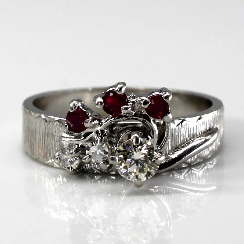 Shop Dazzling Rings, Earrings, And More At Special Discounts Diamond & Ruby Cocktail Ring | 0.24ctw | 0.12ctw | SZ 5.5 | Shop Dazzling Rings, Earrings, And More At Special Discounts Diamond & Ruby Cocktail Ring | 0.24ctw | 0.12ctw | SZ 5.5 |