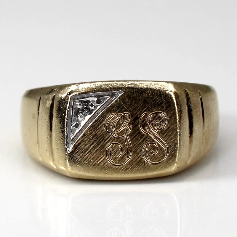 The Perfect Accessory For Less – Jewelry Sale Live Diamond Signet Gold Ring | 0.01ct | SZ 5.5 | The Perfect Accessory For Less – Jewelry Sale Live Diamond Signet Gold Ring | 0.01ct | SZ 5.5 |