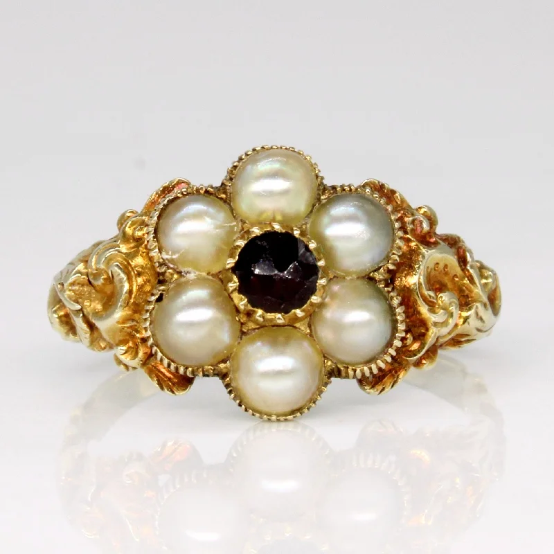 Shop Signature Jewelry Styles At Exclusive Prices Antique Imitation Pearl & Red Glass Ring | SZ 6.25 | Shop Signature Jewelry Styles At Exclusive Prices Antique Imitation Pearl & Red Glass Ring | SZ 6.25 |