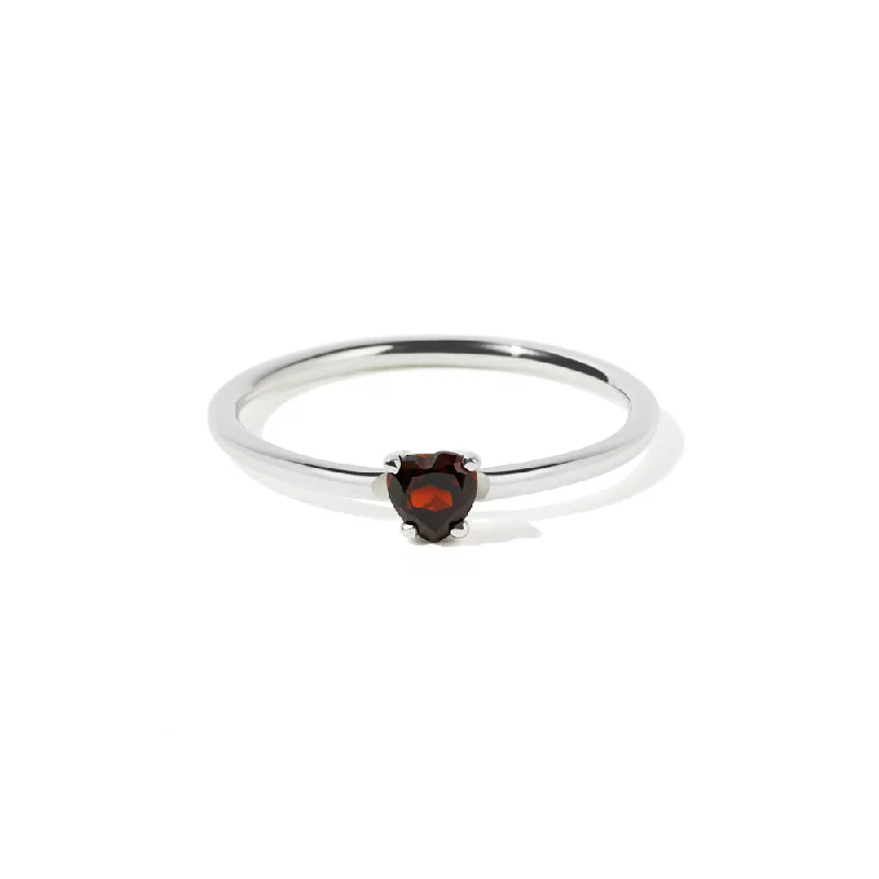 Jewelry Clearance Sale – Final Reductions Meadowlark Micro Heart Jewel Ring - Sterling Silver & Thai Garnet Jewelry Clearance Sale – Final Reductions Meadowlark Micro Heart Jewel Ring - Sterling Silver & Thai Garnet