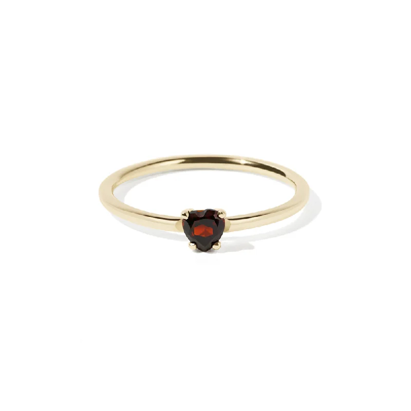 The Perfect Jewelry Piece At The Perfect Price Meadowlark Micro Heart Ring - Thai Garnet The Perfect Jewelry Piece At The Perfect Price Meadowlark Micro Heart Ring - Thai Garnet