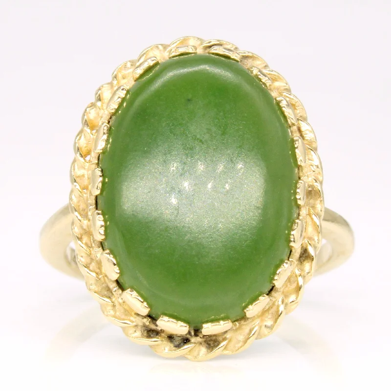 Must-Have Jewelry At Irresistible Discounts Nephrite Jade Cocktail Ring | 7.00ct | SZ 7.75 | Must-Have Jewelry At Irresistible Discounts Nephrite Jade Cocktail Ring | 7.00ct | SZ 7.75 |