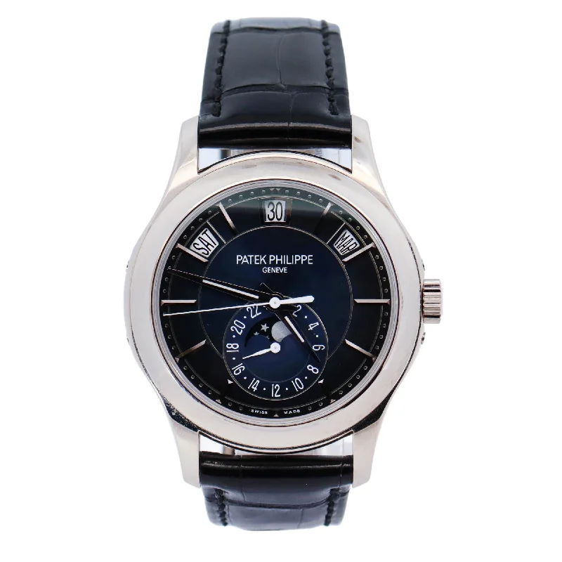 Chic, Trendy, And Affordable Jewelry Sale Patek Philippe Annual Calendar White Gold 40mm Blue Stick Dial Reference# 5205G-013 Chic, Trendy, And Affordable Jewelry Sale Patek Philippe Annual Calendar White Gold 40mm Blue Stick Dial Reference# 5205G-013