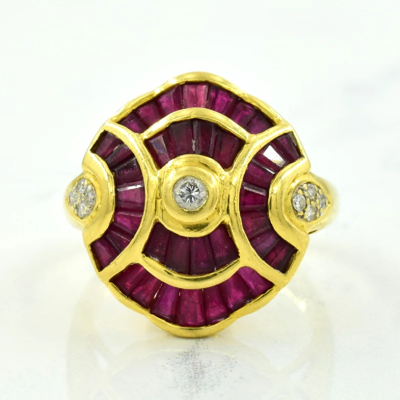 Luxury Jewelry At Budget-Friendly Prices – Grab Yours Now Ruby & Diamond Cocktail Ring | 1.26ctw, 0.15ctw | SZ 7 | Luxury Jewelry At Budget-Friendly Prices – Grab Yours Now Ruby & Diamond Cocktail Ring | 1.26ctw, 0.15ctw | SZ 7 |