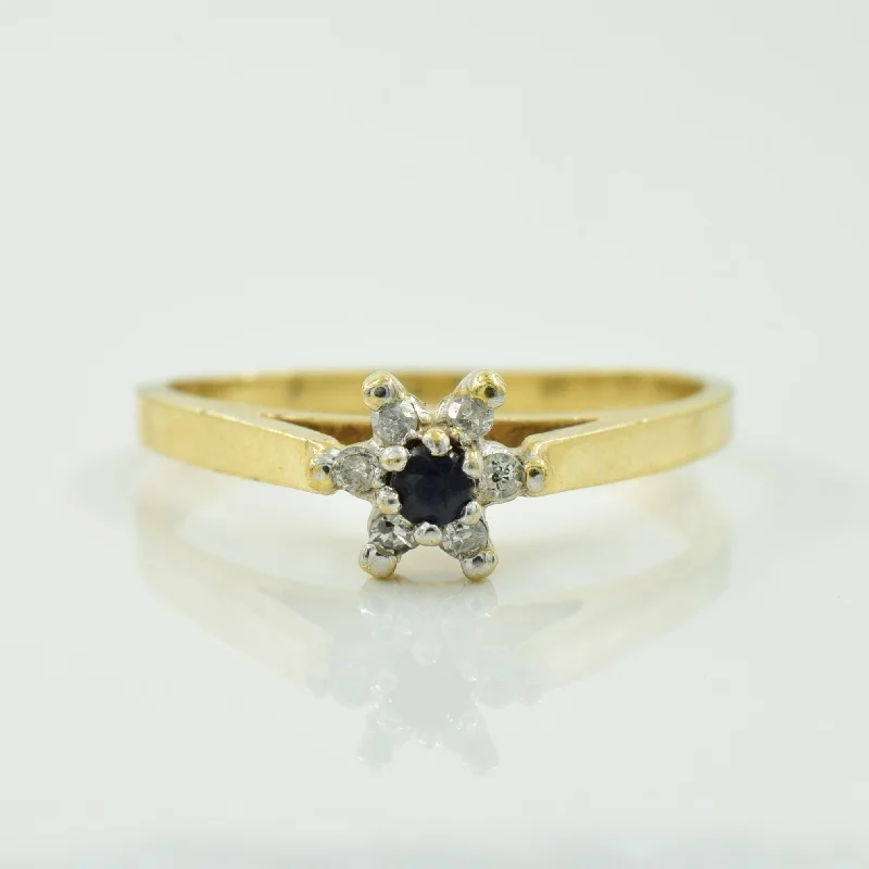 Fashion-Forward Geometric Jewelry For Contemporary Style Sapphire & Diamond Ring | 0.04ct, 0.04ctw | SZ 5.25 | Fashion-Forward Geometric Jewelry For Contemporary Style Sapphire & Diamond Ring | 0.04ct, 0.04ctw | SZ 5.25 |