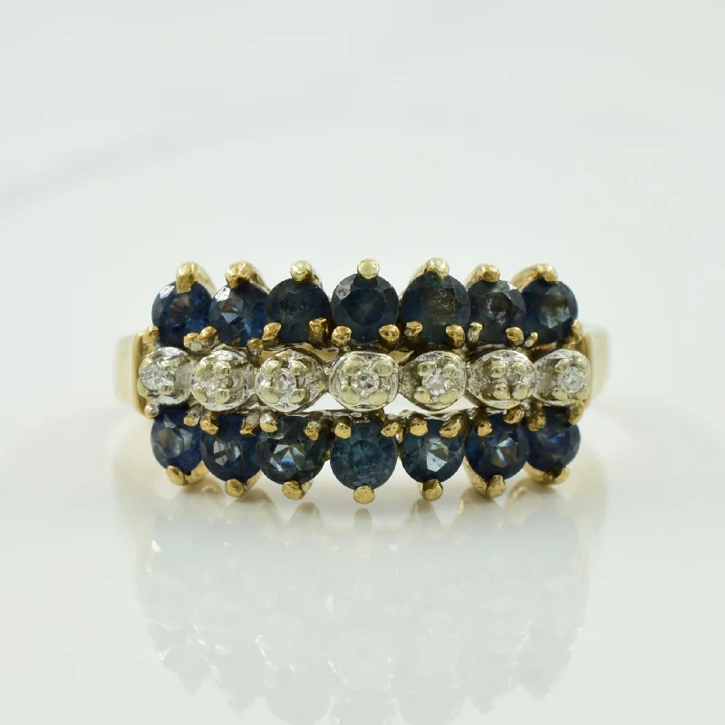Luxury Handcrafted Jewelry For Elegant Looks Sapphire & Diamond Ring | 1.00ctw, 0.03ctw | SZ 6.75 | Luxury Handcrafted Jewelry For Elegant Looks Sapphire & Diamond Ring | 1.00ctw, 0.03ctw | SZ 6.75 |