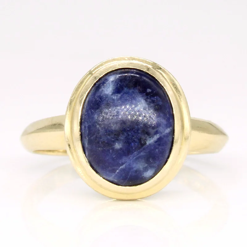 Jewelry Clearance Event – Stock Up Before It's Over Sodalite Cocktail Ring | 1.40ct | SZ 5.5 | Jewelry Clearance Event – Stock Up Before It's Over Sodalite Cocktail Ring | 1.40ct | SZ 5.5 |