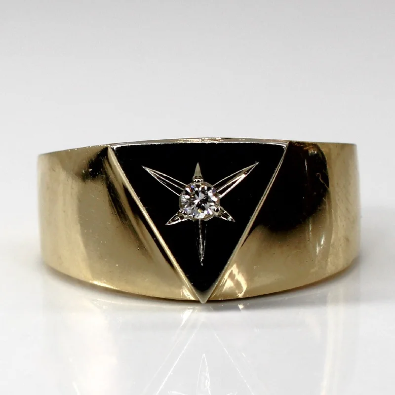 Elevate Your Outfit With Discounted Statement Jewelry Solitaire Diamond Solid Gold Ring | 0.05ct | SZ 10 | Elevate Your Outfit With Discounted Statement Jewelry Solitaire Diamond Solid Gold Ring | 0.05ct | SZ 10 |