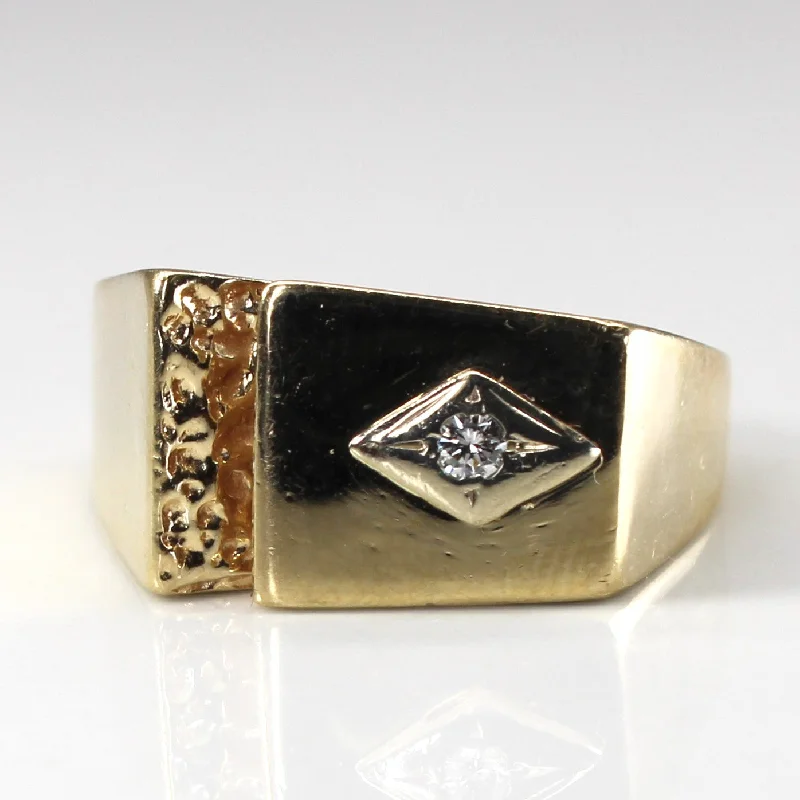 Don't Miss Out On Jaw-Dropping Jewelry Discounts Textured Solitaire Diamond Ring | 0.03ct | SZ 8.5 | Don't Miss Out On Jaw-Dropping Jewelry Discounts Textured Solitaire Diamond Ring | 0.03ct | SZ 8.5 |