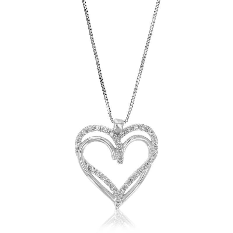 Jewelry Clearance Event – Last Chance For Stunning Deals 1/10 cttw Lab Grown Diamond Heart Pendant Necklace .925 Sterling Silver For Women 3/4 Inch With 18 Inch Chain Jewelry Clearance Event – Last Chance For Stunning Deals 1/10 cttw Lab Grown Diamond Heart Pendant Necklace .925 Sterling Silver For Women 3/4 Inch With 18 Inch Chain