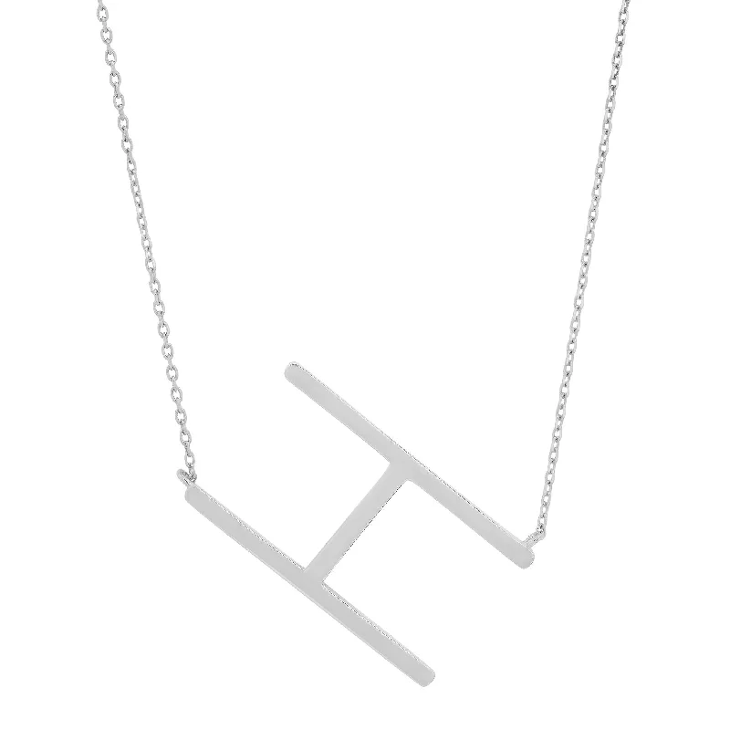 white - letter (h)
