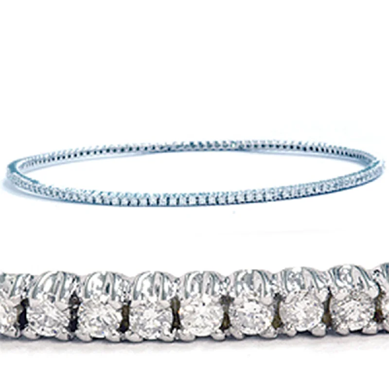 Shop Stylish Jewelry Now And Save Big 14K White Gold 1 5/8ct Diamond Bangle Cuff Bracelet Shop Stylish Jewelry Now And Save Big 14K White Gold 1 5/8ct Diamond Bangle Cuff Bracelet