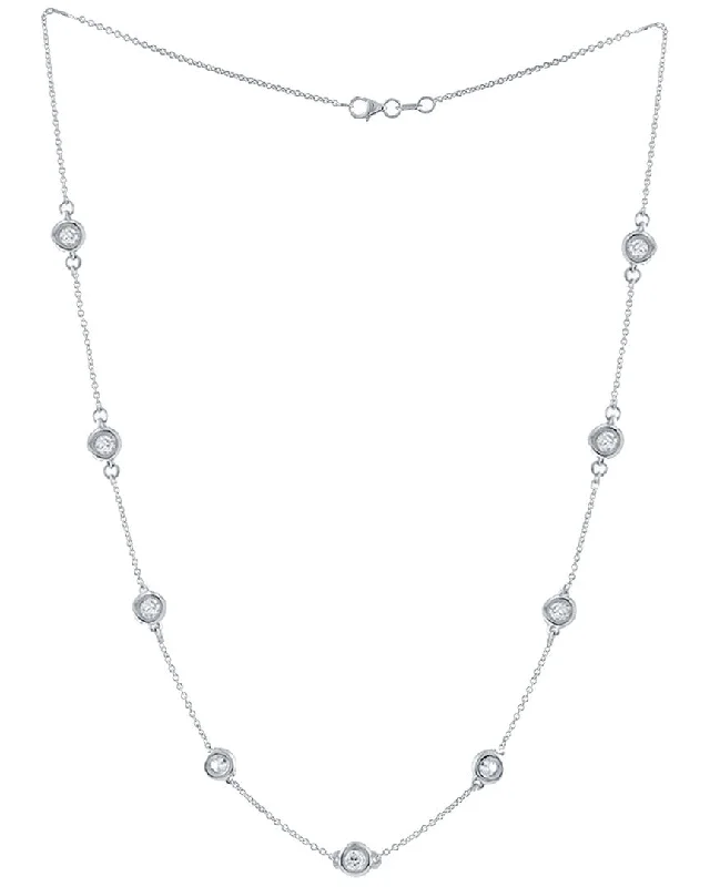 Elegant Necklaces And Bracelets At Limited-Time Offers 14K White Gold 2.25cts Diamond Necklace Elegant Necklaces And Bracelets At Limited-Time Offers 14K White Gold 2.25cts Diamond Necklace