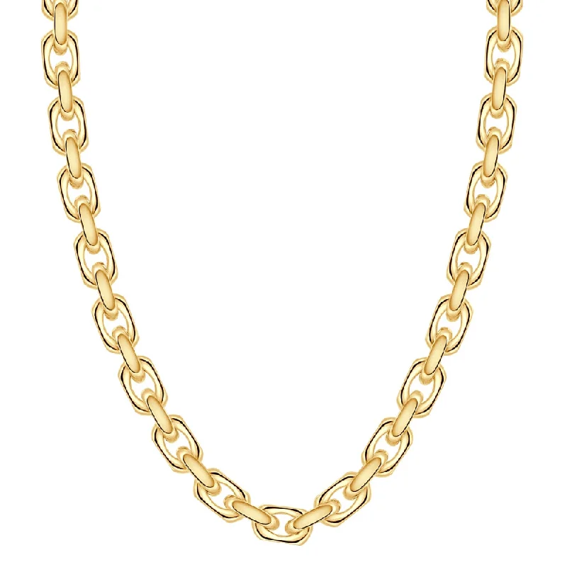 Fashion-Forward Jewelry At Exclusive Discounts 14k Yellow Gold Women's 24" Chain Necklace 42 Grams 8.5mm Thick Fashion-Forward Jewelry At Exclusive Discounts 14k Yellow Gold Women's 24" Chain Necklace 42 Grams 8.5mm Thick