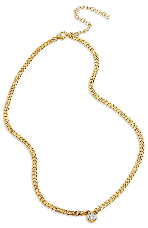 Elegant Jewelry, Affordable Luxury – Shop Now 18K Gld Pl. Cicle CZ Neck.