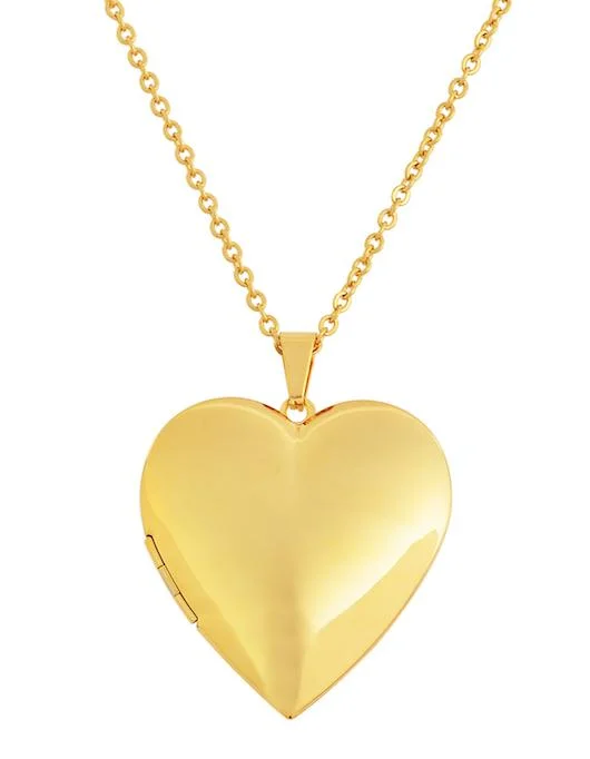 Unique Jewelry Designs Now At Discounted Rates 18k Gold Heart Locket Necklace