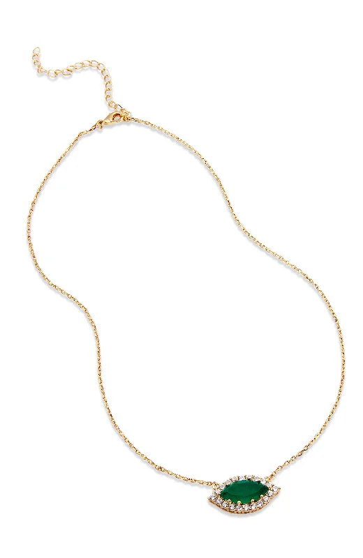 Make Your Outfit Shine With Discounted Jewelry 18k Gold Pl. Double Emerald
