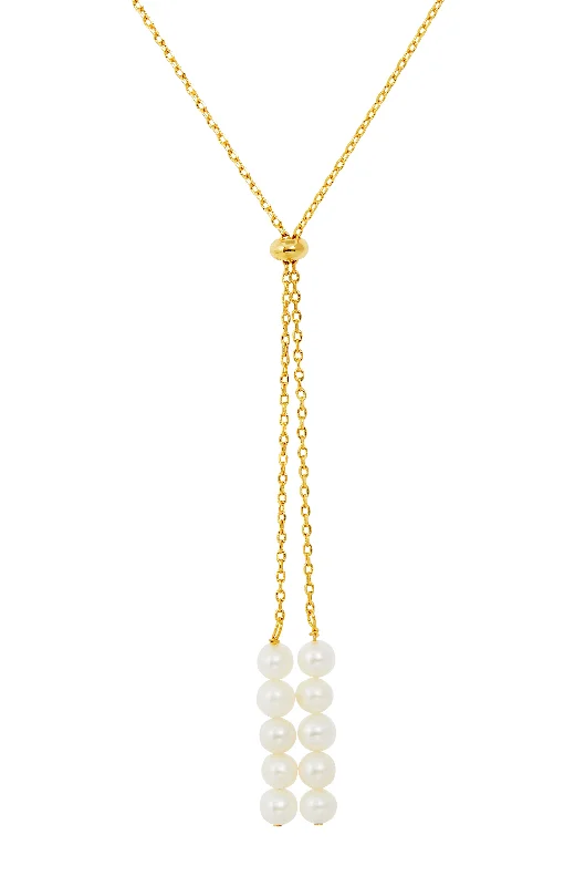 Exclusive Gemstone Jewelry At Special Prices 18K Gold Plate F/W Pearl Toggle