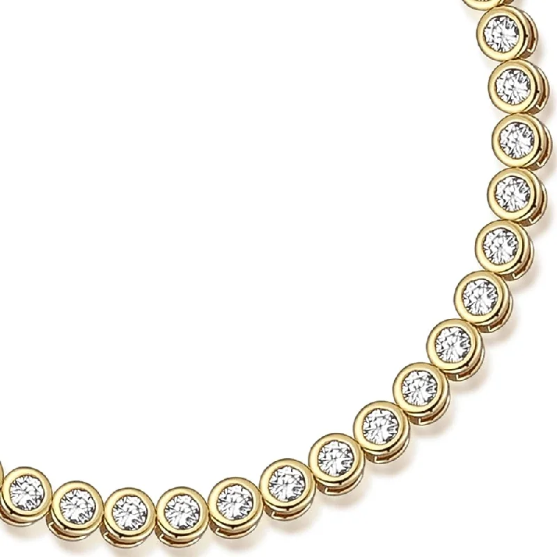 Jewelry Clearance Event – Stock Up Before It's Over 18K Gold Radiant-cut Eternity Tennis Bracelet Jewelry Clearance Event – Stock Up Before It's Over 18K Gold Radiant-cut Eternity Tennis Bracelet