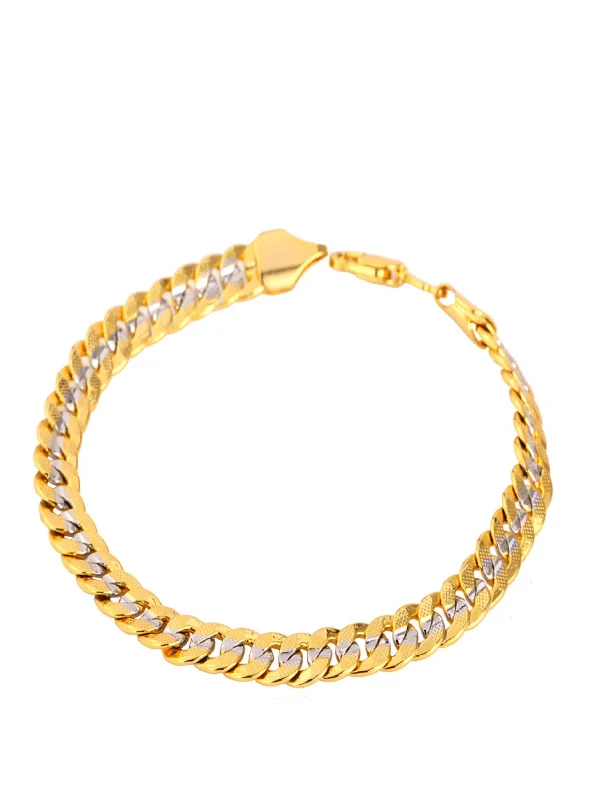 Affordable Glamour – Premium Jewelry At Special Prices 18k Gold & Silver Two Tone Chain Link Bracelet Affordable Glamour – Premium Jewelry At Special Prices 18k Gold & Silver Two Tone Chain Link Bracelet