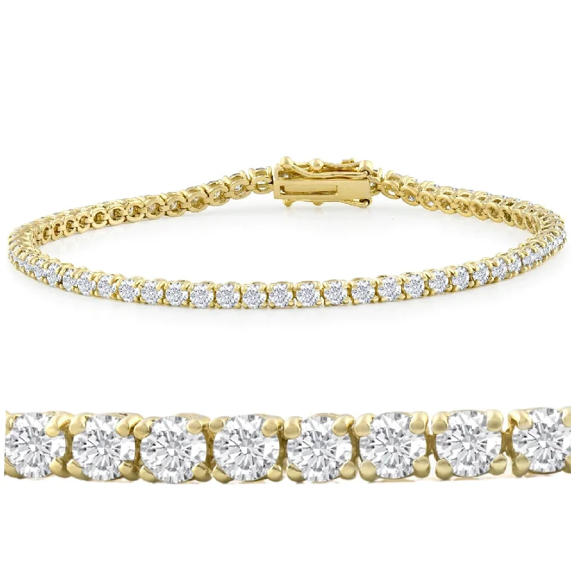 Limited-Time Jewelry Sale – Don't Miss These Deals 18k White or Yellow Gold Round Moissanite Tennis Bracelet 6cttw 7" Women's Limited-Time Jewelry Sale – Don't Miss These Deals 18k White or Yellow Gold Round Moissanite Tennis Bracelet 6cttw 7" Women's