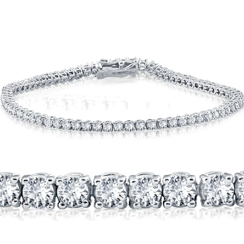 Flash Sale On Stunning Jewelry – Don't Miss Out 2 cttw Lab Grown Diamond Tennis Bracelet 14 KT White Gold 7" Flash Sale On Stunning Jewelry – Don't Miss Out 2 cttw Lab Grown Diamond Tennis Bracelet 14 KT White Gold 7"