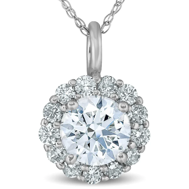 Adjustable Charm Bracelets For A Perfect Fit 3/4 Ct TW Round Cut Diamond Halo Solitaire Pendant 14k White Gold Necklace Adjustable Charm Bracelets For A Perfect Fit 3/4 Ct TW Round Cut Diamond Halo Solitaire Pendant 14k White Gold Necklace
