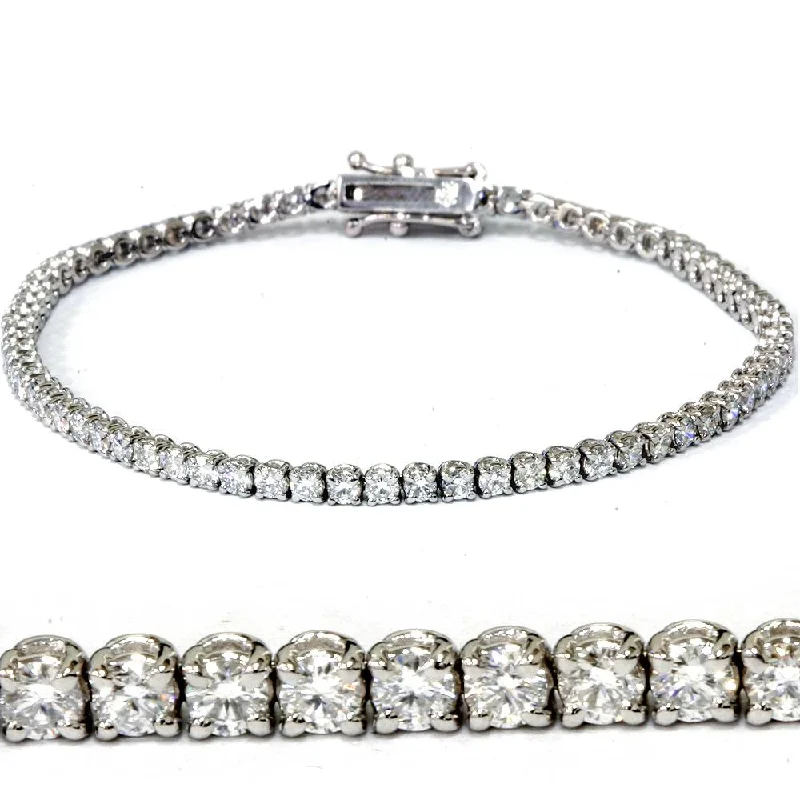 Discounted Jewelry For A Glamorous Look 3 ct Diamond Tennis Bracelet 14k White Gold 7" Lab Grown Discounted Jewelry For A Glamorous Look 3 ct Diamond Tennis Bracelet 14k White Gold 7" Lab Grown