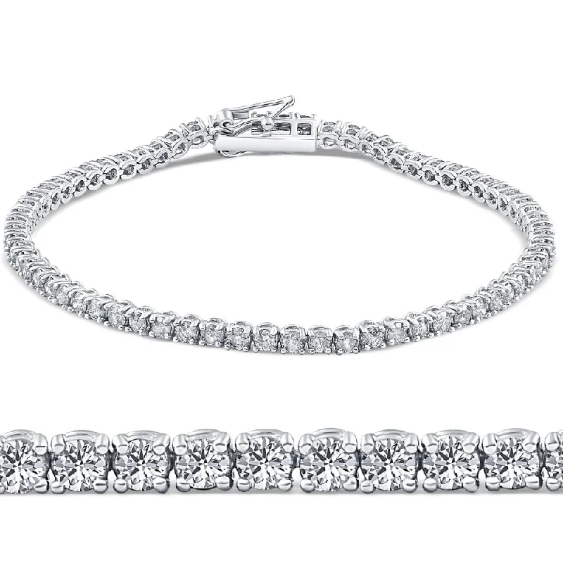 Handcrafted Jewelry Sale – Unique Designs At Low Prices 3ct Diamond Tennis Bracelet 14K White Gold Round Brilliant Cut 7 Inches Handcrafted Jewelry Sale – Unique Designs At Low Prices 3ct Diamond Tennis Bracelet 14K White Gold Round Brilliant Cut 7 Inches