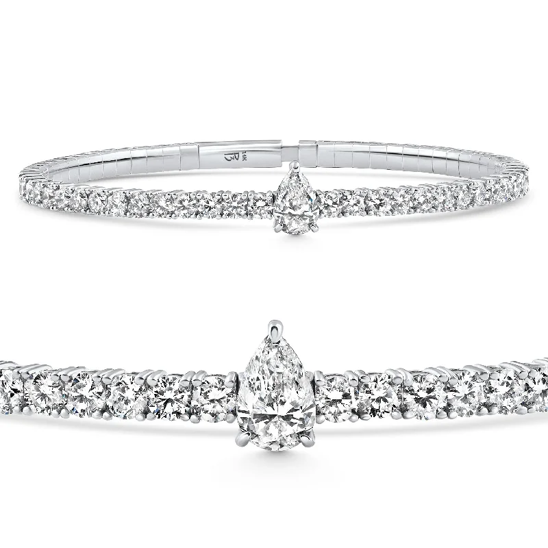 Clearance Sale On High-End Jewelry Collections 5 Ct Diamond Bangle Oval Solitaire Flexible Tennis Bracelet 14k Gold Lab Grown Clearance Sale On High-End Jewelry Collections 5 Ct Diamond Bangle Oval Solitaire Flexible Tennis Bracelet 14k Gold Lab Grown
