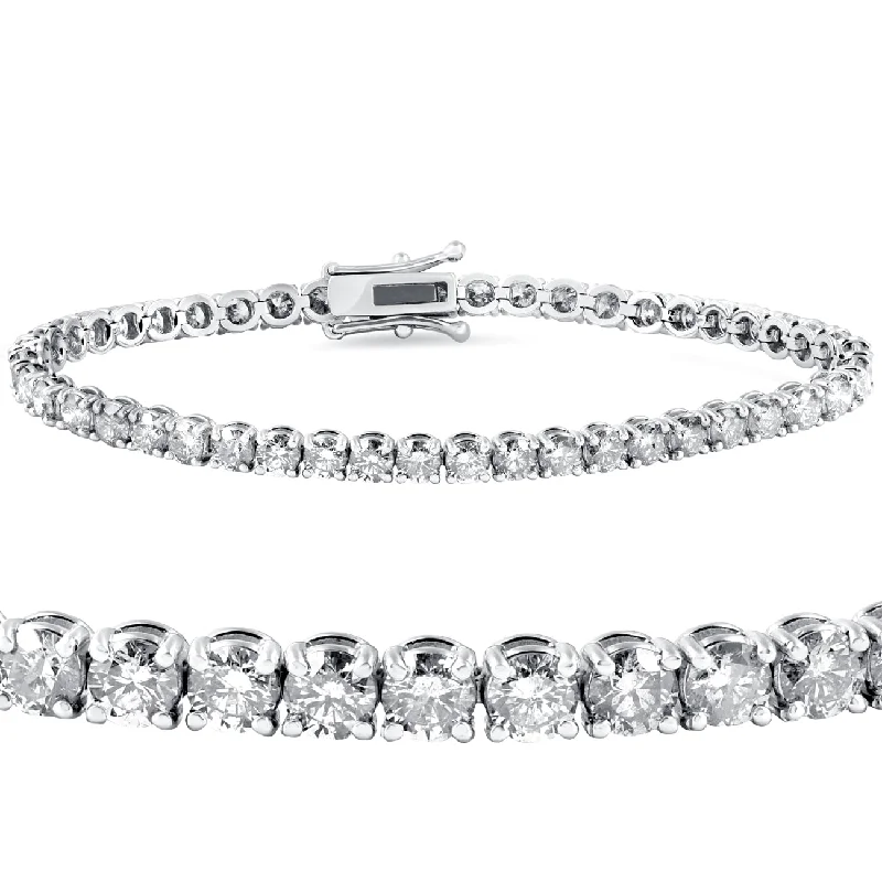 Dazzle With Discounts – Shop Jewelry On Sale 8ct 18k White Gold Round Diamond Tennis Bracelet Dazzle With Discounts – Shop Jewelry On Sale 8ct 18k White Gold Round Diamond Tennis Bracelet
