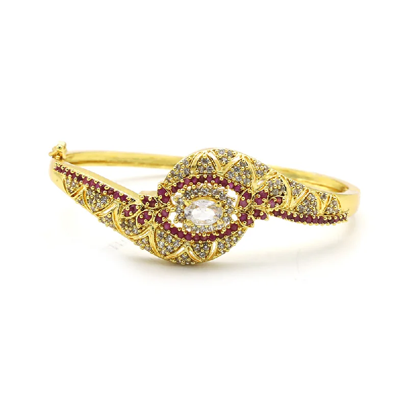 Exclusive Jewelry Sale – Sparkle For Less AD chain Bracelets - Golden