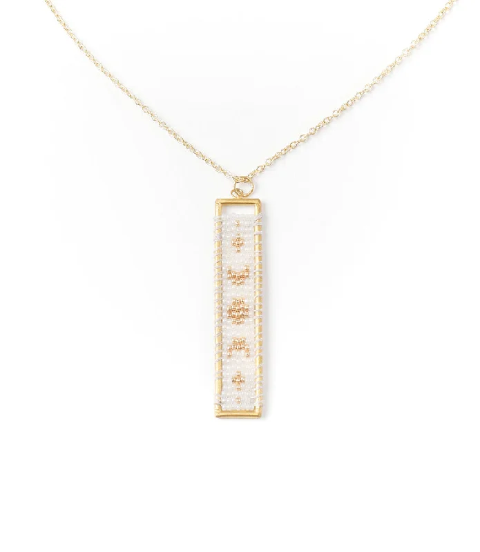 Shop Trending Jewelry With Exclusive Savings Adiya Woven Necklace - Lunar Light