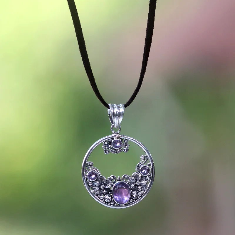 Jewelry Clearance Event – Stock Up Before It's Over Amethyst Frangipani Moon Necklace Jewelry Clearance Event – Stock Up Before It's Over Amethyst Frangipani Moon Necklace