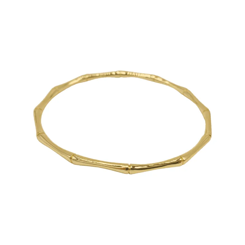 Unique Jewelry Designs Now At Discounted Rates Bamboo Bangle gold