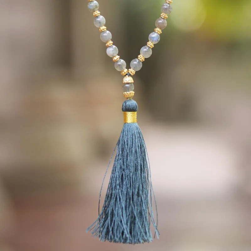 Shop Elegant Jewelry At Unbeatable Prices Batuan Harmony Gold Accented Labradorite and Wood Beaded Pendant Necklace Shop Elegant Jewelry At Unbeatable Prices Batuan Harmony Gold Accented Labradorite and Wood Beaded Pendant Necklace