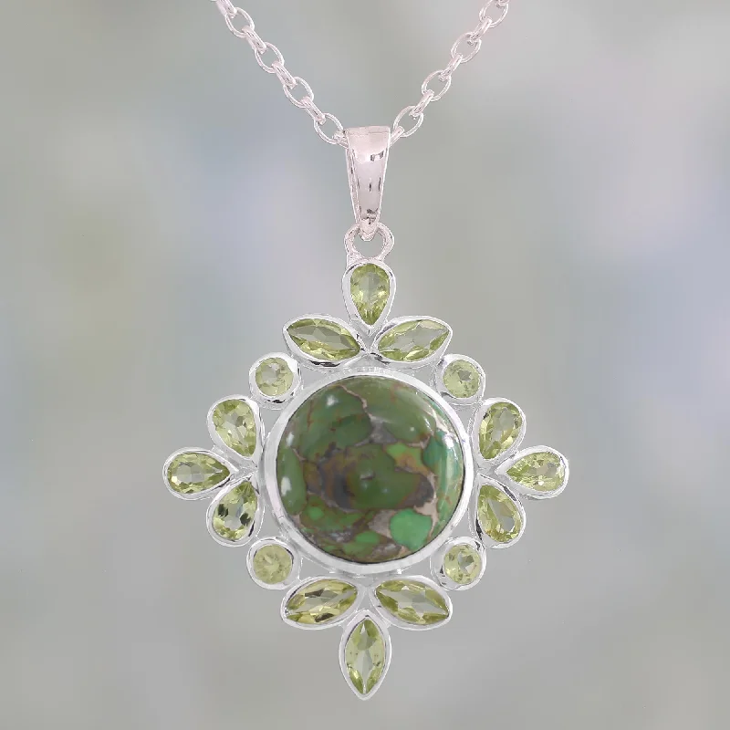 Upgrade Your Collection With Our Limited-Time Jewelry Sale Bright Fascination Handcrafted Green Turquoise and Peridot Pendant Necklace Upgrade Your Collection With Our Limited-Time Jewelry Sale Bright Fascination Handcrafted Green Turquoise and Peridot Pendant Necklace